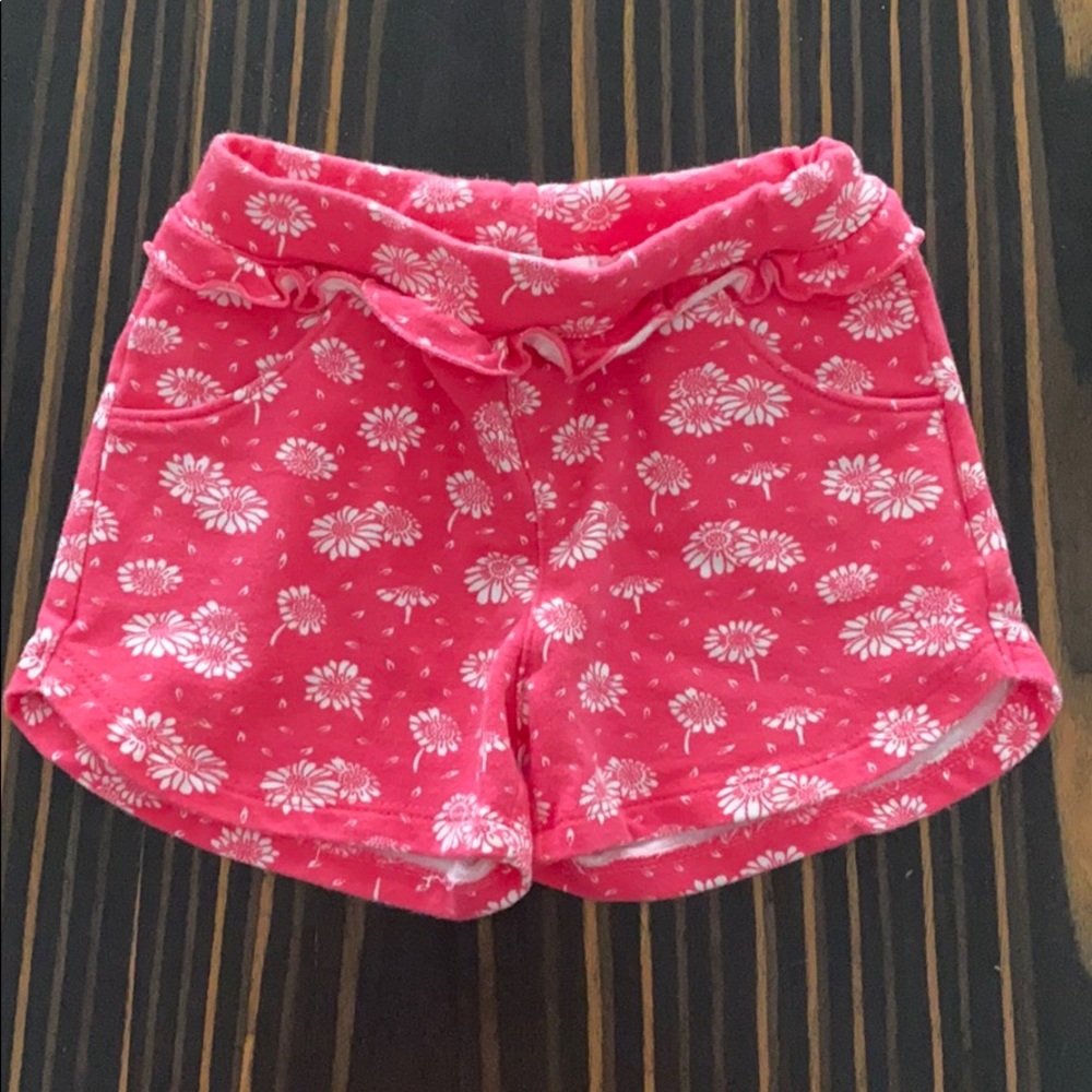 Babycottons flower print girl shorts